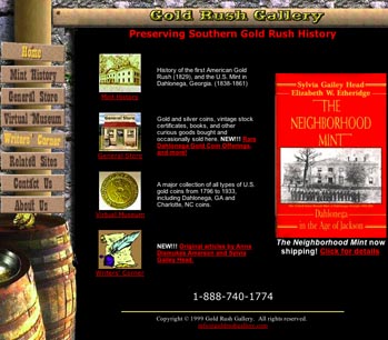 GoldRushGallery.com, circa 1999