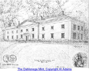 Drawing of the Dahlonega Mint